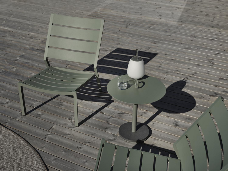 Delia lounge chair Green Brafab